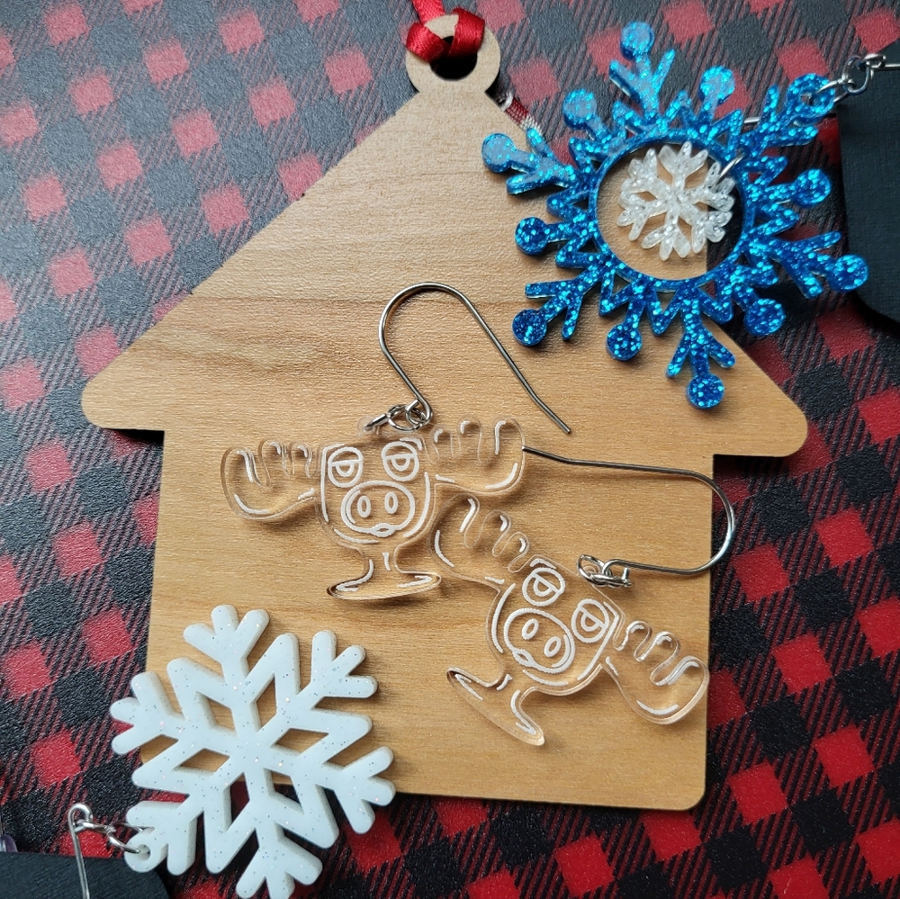 Moose Mug earrings - National Lampoon's Christmas Vacation - Picture 11 of 11
